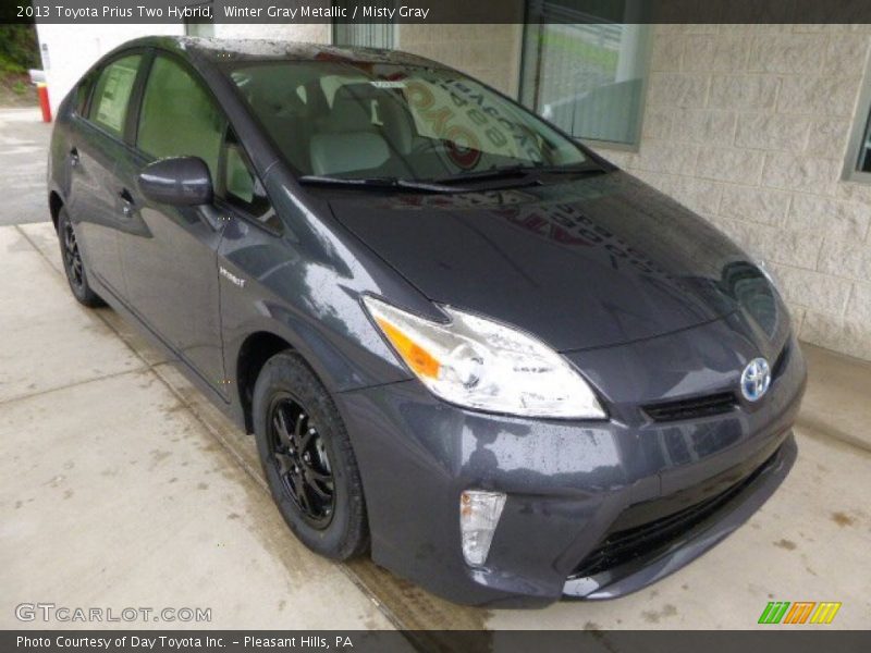 Winter Gray Metallic / Misty Gray 2013 Toyota Prius Two Hybrid