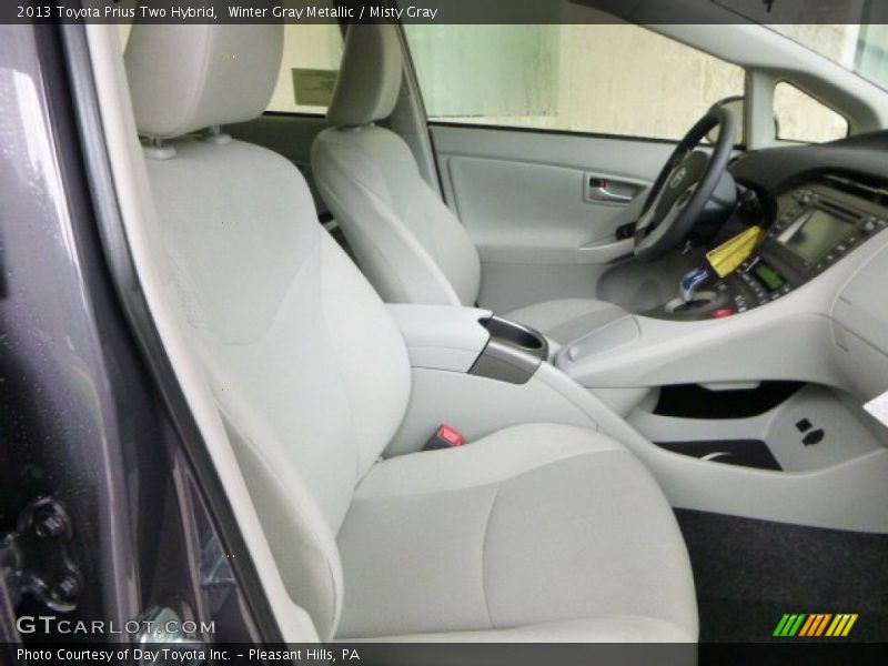 Winter Gray Metallic / Misty Gray 2013 Toyota Prius Two Hybrid