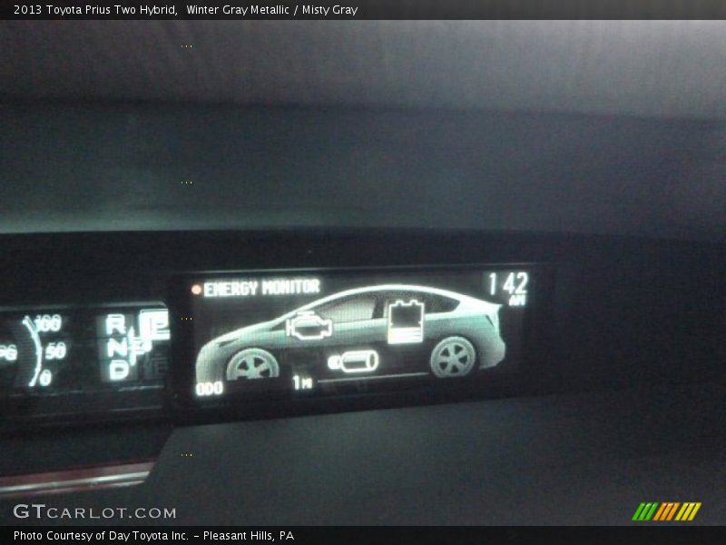 Winter Gray Metallic / Misty Gray 2013 Toyota Prius Two Hybrid