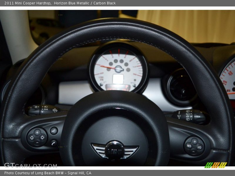 Horizon Blue Metallic / Carbon Black 2011 Mini Cooper Hardtop