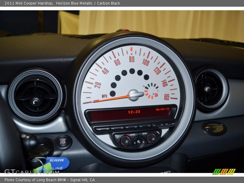 Horizon Blue Metallic / Carbon Black 2011 Mini Cooper Hardtop