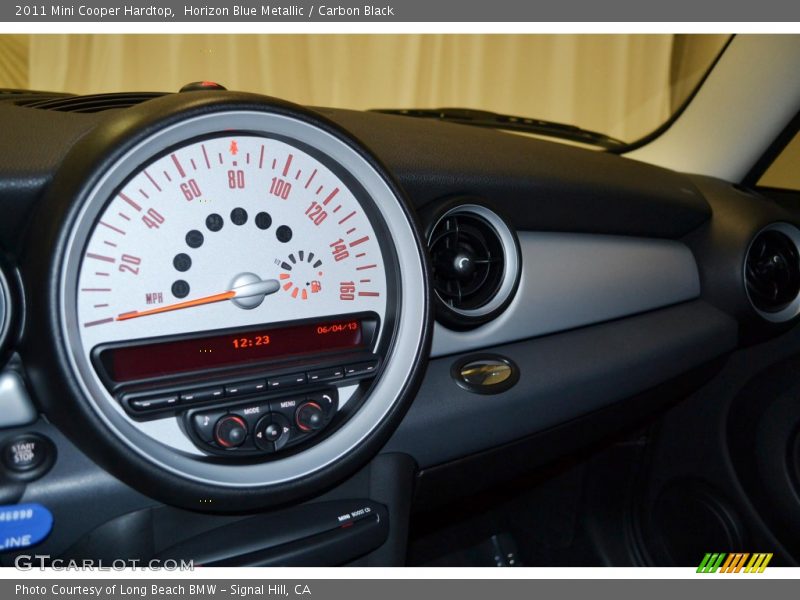 Horizon Blue Metallic / Carbon Black 2011 Mini Cooper Hardtop