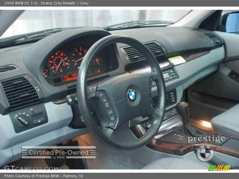 Stratus Grey Metallic / Grey 2006 BMW X5 3.0i