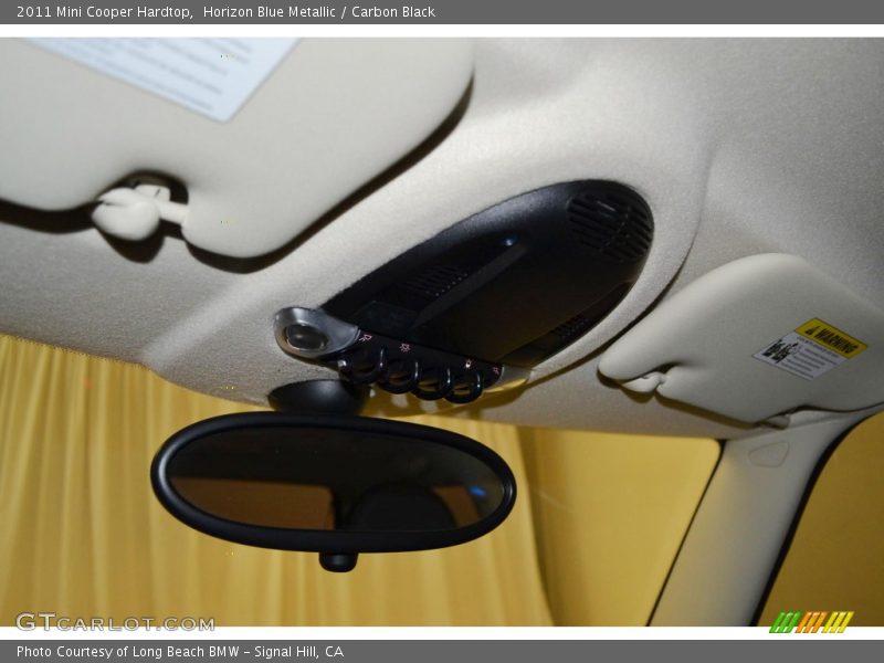 Horizon Blue Metallic / Carbon Black 2011 Mini Cooper Hardtop
