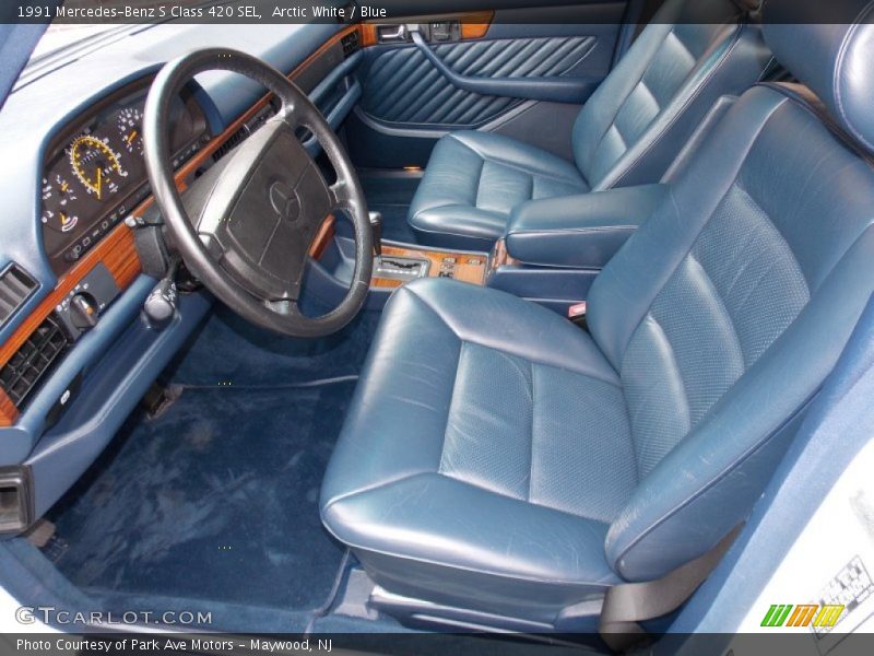 Front Seat of 1991 S Class 420 SEL