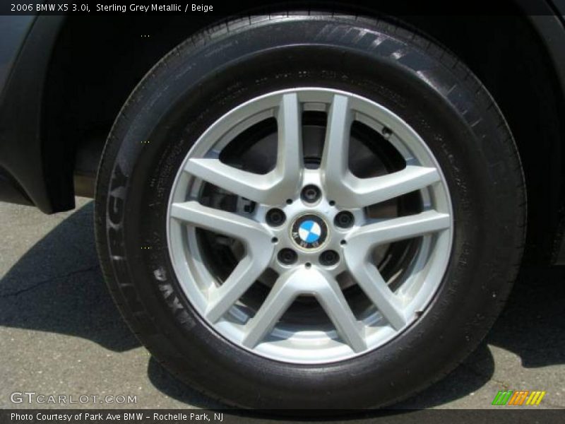 Sterling Grey Metallic / Beige 2006 BMW X5 3.0i