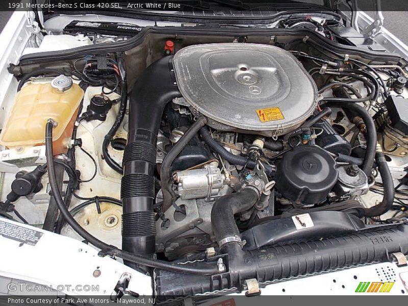  1991 S Class 420 SEL Engine - 4.2 Liter SOHC 16-Valve V8