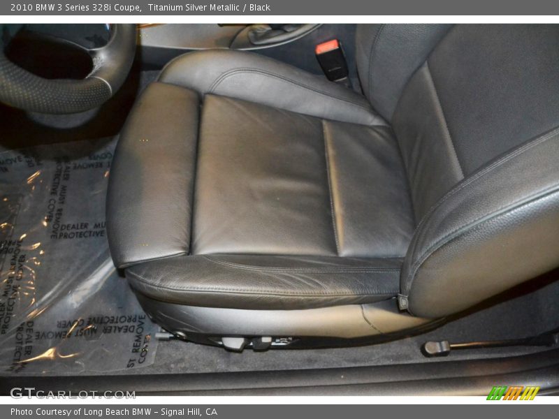 Titanium Silver Metallic / Black 2010 BMW 3 Series 328i Coupe