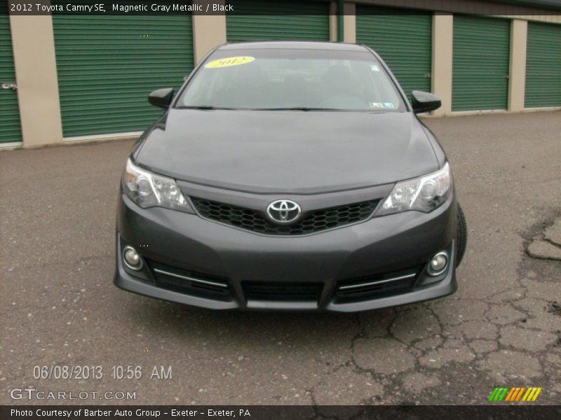 Magnetic Gray Metallic / Black 2012 Toyota Camry SE