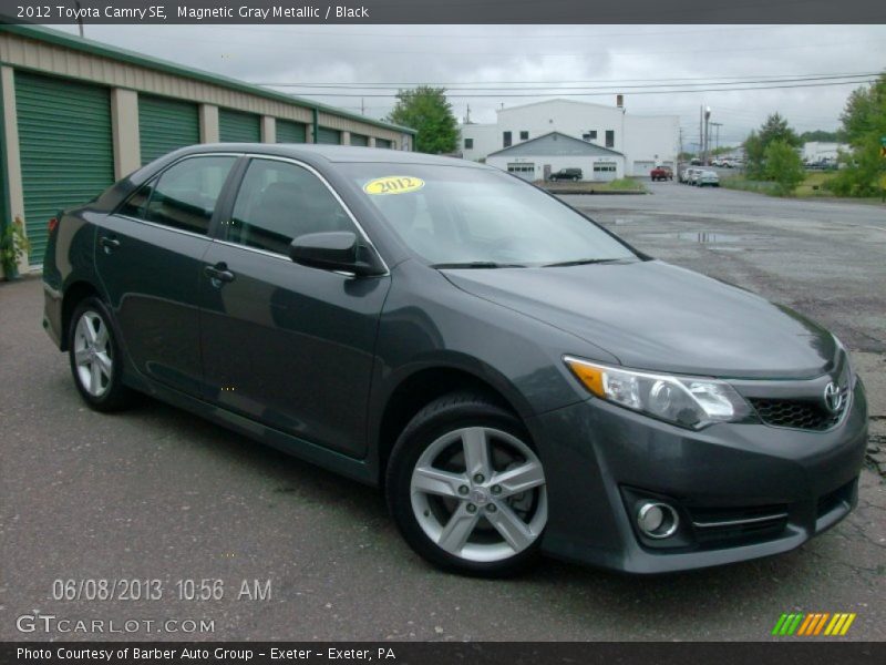 Magnetic Gray Metallic / Black 2012 Toyota Camry SE