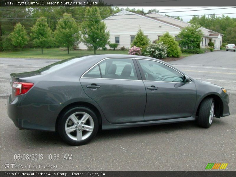Magnetic Gray Metallic / Black 2012 Toyota Camry SE