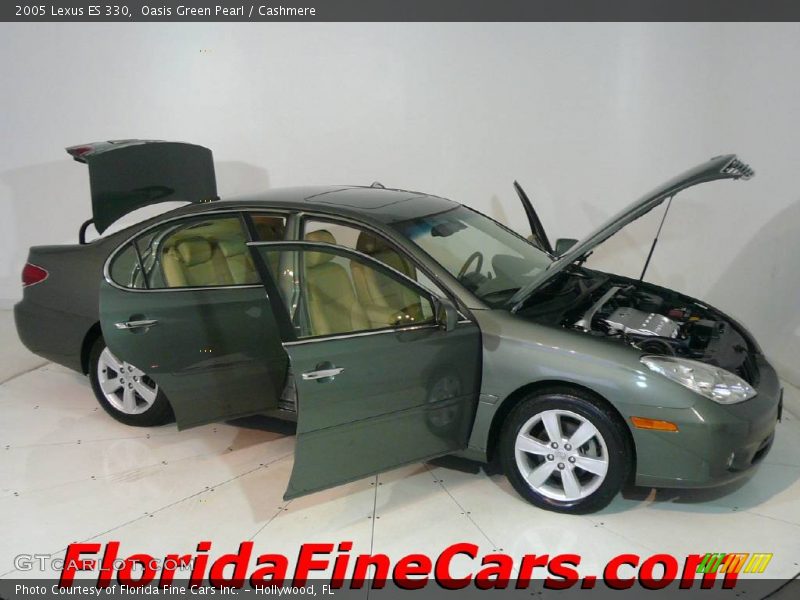 Oasis Green Pearl / Cashmere 2005 Lexus ES 330