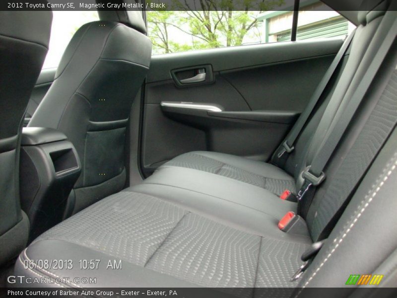 Magnetic Gray Metallic / Black 2012 Toyota Camry SE