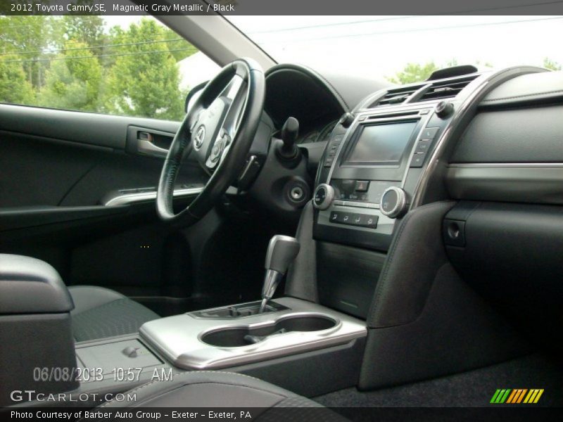 Magnetic Gray Metallic / Black 2012 Toyota Camry SE