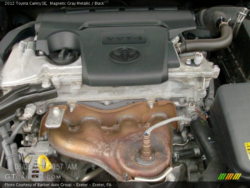 Magnetic Gray Metallic / Black 2012 Toyota Camry SE