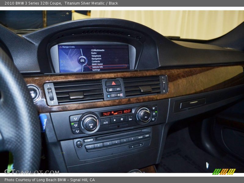 Titanium Silver Metallic / Black 2010 BMW 3 Series 328i Coupe