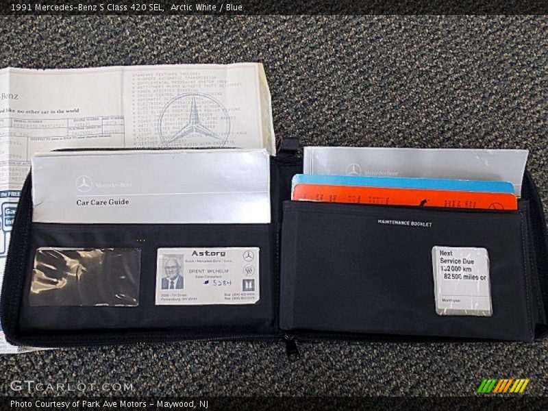 Books/Manuals of 1991 S Class 420 SEL
