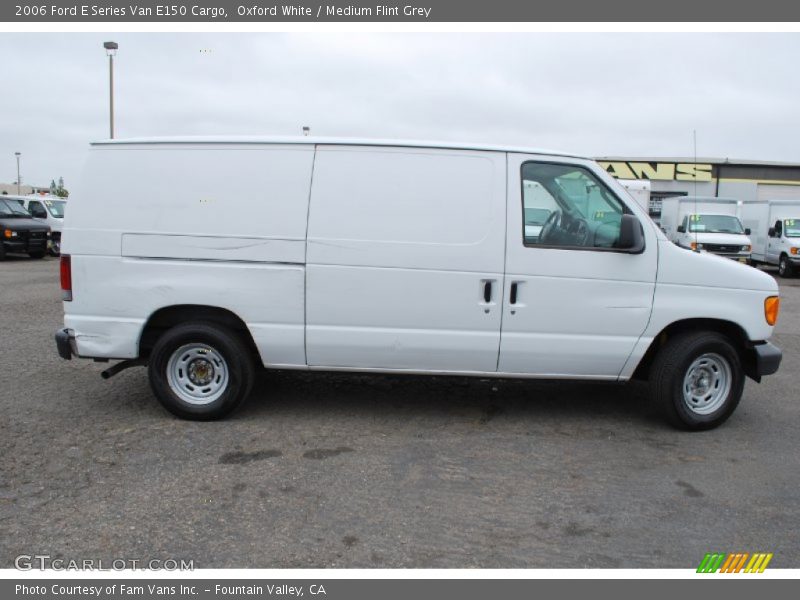 Oxford White / Medium Flint Grey 2006 Ford E Series Van E150 Cargo