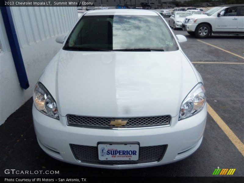 Summit White / Ebony 2013 Chevrolet Impala LT