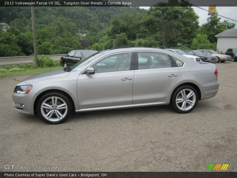 Tungsten Silver Metallic / Cornsilk Beige 2013 Volkswagen Passat V6 SEL