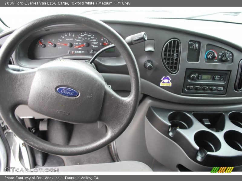 Oxford White / Medium Flint Grey 2006 Ford E Series Van E150 Cargo