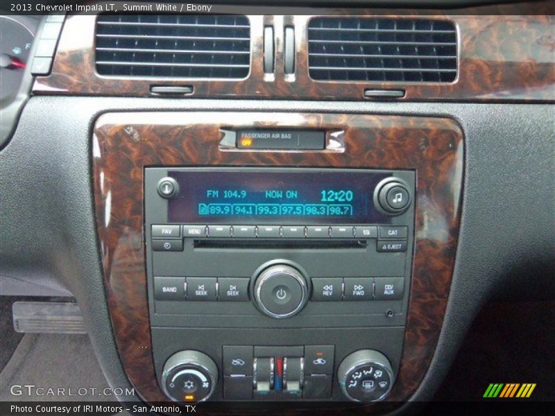 Summit White / Ebony 2013 Chevrolet Impala LT