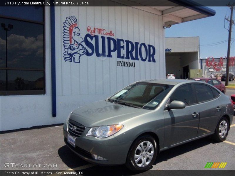 Natural Khaki / Beige 2010 Hyundai Elantra GLS