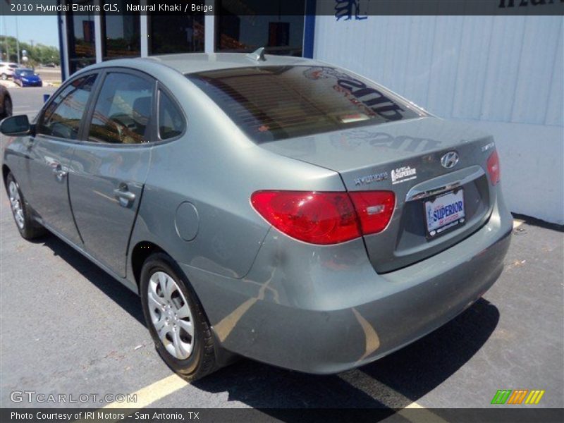 Natural Khaki / Beige 2010 Hyundai Elantra GLS