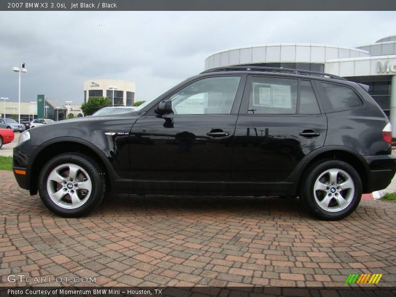 Jet Black / Black 2007 BMW X3 3.0si