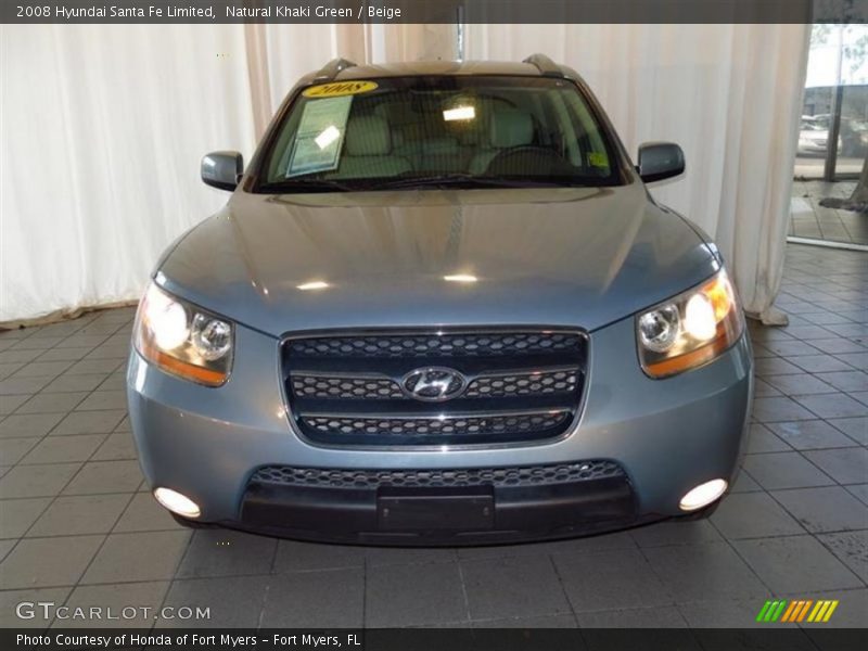 Natural Khaki Green / Beige 2008 Hyundai Santa Fe Limited