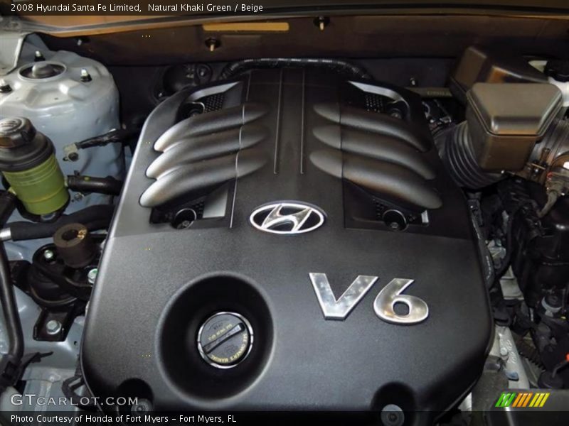 Natural Khaki Green / Beige 2008 Hyundai Santa Fe Limited