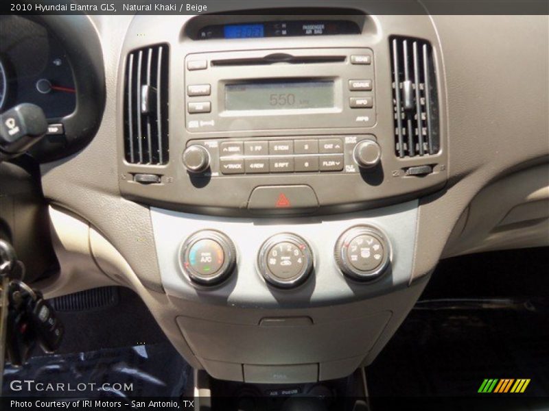 Natural Khaki / Beige 2010 Hyundai Elantra GLS