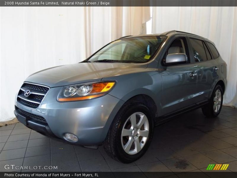 Natural Khaki Green / Beige 2008 Hyundai Santa Fe Limited