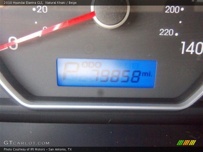 Natural Khaki / Beige 2010 Hyundai Elantra GLS