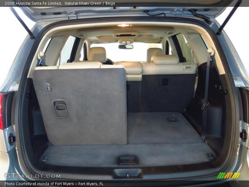 Natural Khaki Green / Beige 2008 Hyundai Santa Fe Limited