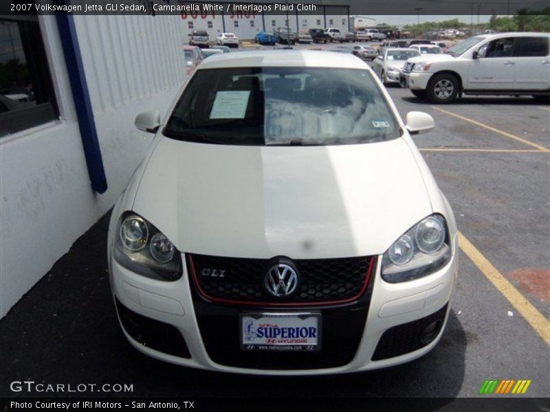 Campanella White / Interlagos Plaid Cloth 2007 Volkswagen Jetta GLI Sedan