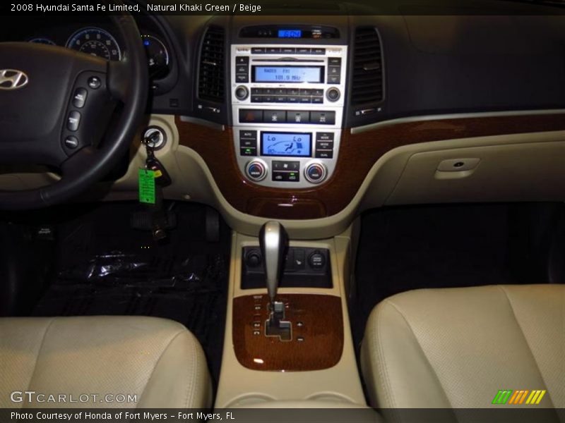 Natural Khaki Green / Beige 2008 Hyundai Santa Fe Limited