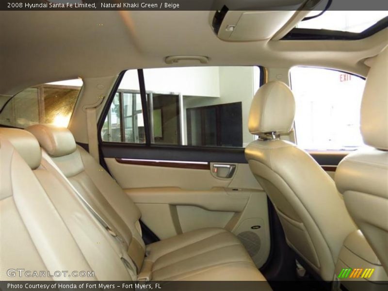Natural Khaki Green / Beige 2008 Hyundai Santa Fe Limited