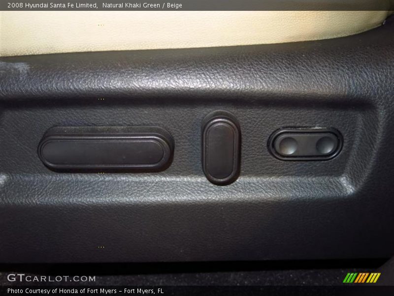 Natural Khaki Green / Beige 2008 Hyundai Santa Fe Limited
