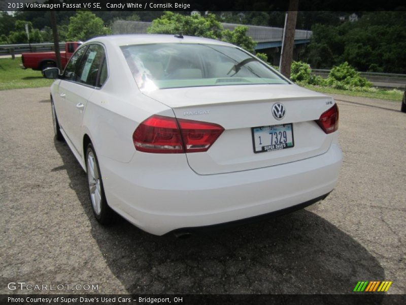 Candy White / Cornsilk Beige 2013 Volkswagen Passat V6 SE