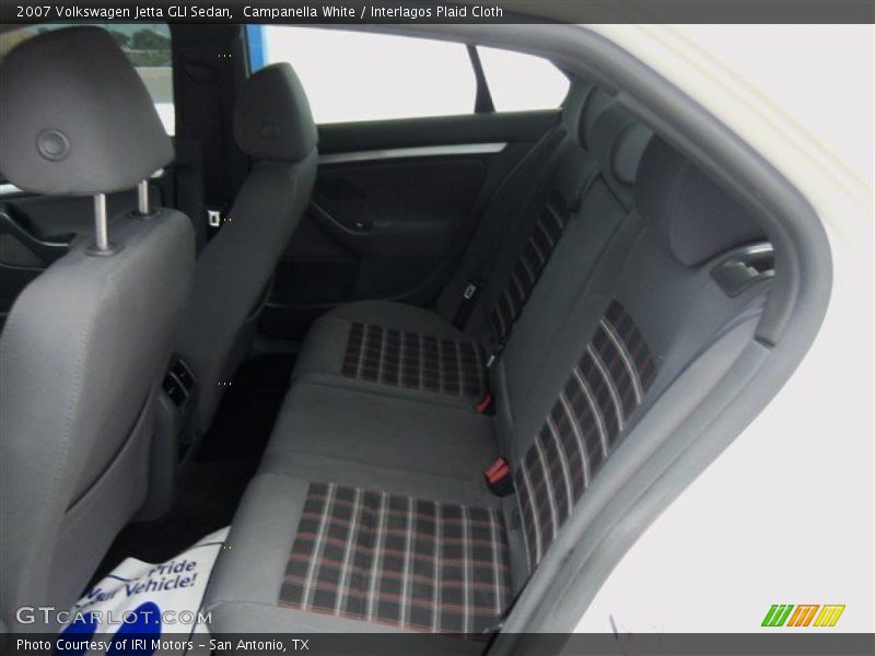 Campanella White / Interlagos Plaid Cloth 2007 Volkswagen Jetta GLI Sedan