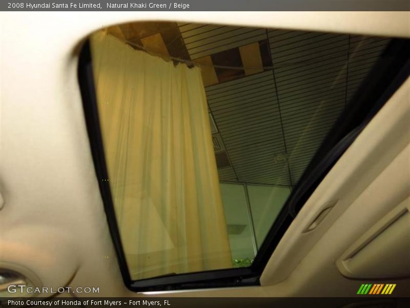 Natural Khaki Green / Beige 2008 Hyundai Santa Fe Limited