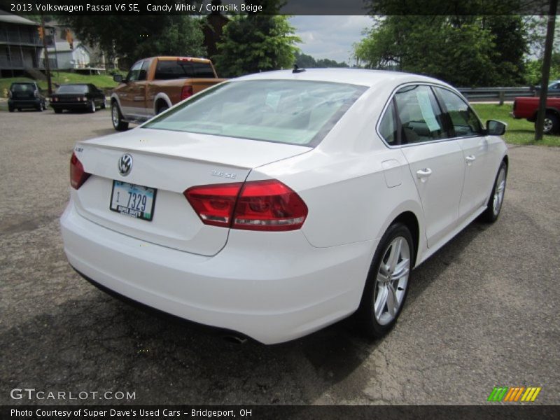 Candy White / Cornsilk Beige 2013 Volkswagen Passat V6 SE
