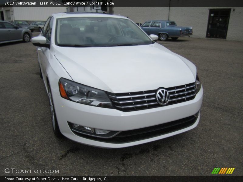 Candy White / Cornsilk Beige 2013 Volkswagen Passat V6 SE