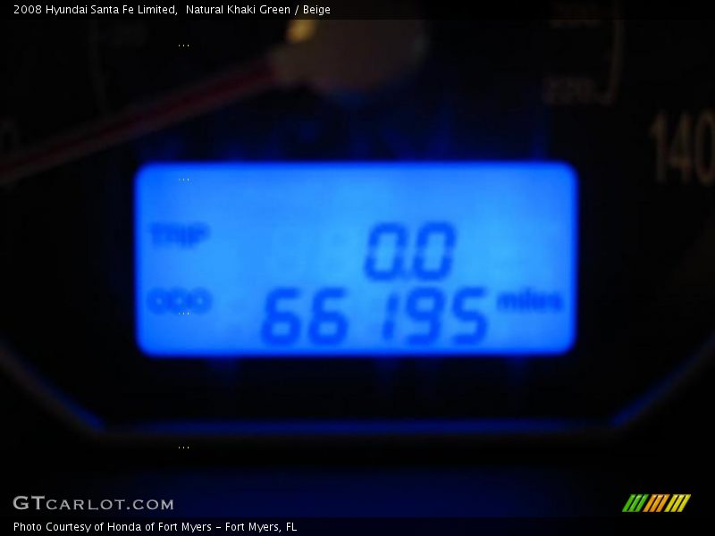 Natural Khaki Green / Beige 2008 Hyundai Santa Fe Limited