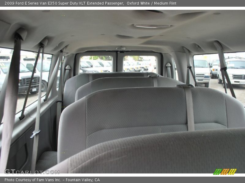 Oxford White / Medium Flint 2009 Ford E Series Van E350 Super Duty XLT Extended Passenger