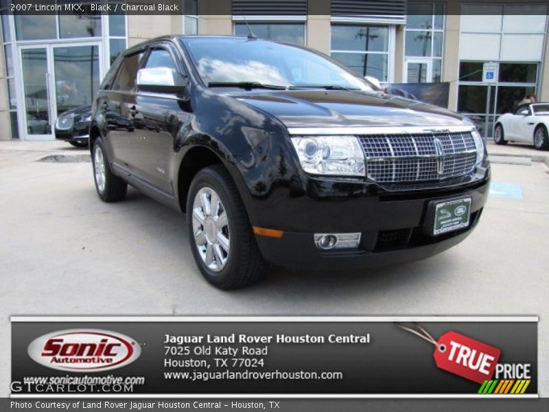 Black / Charcoal Black 2007 Lincoln MKX