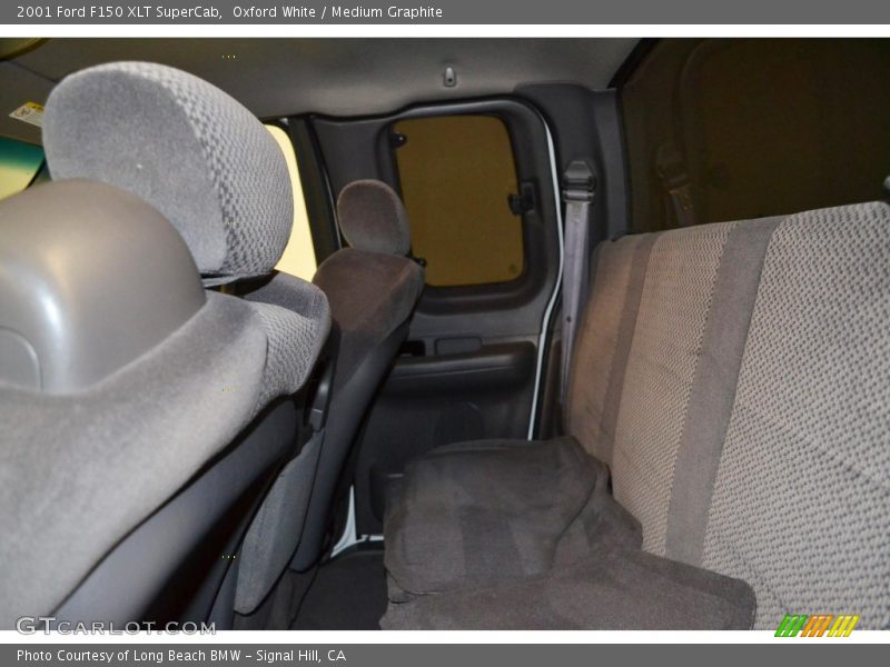 Oxford White / Medium Graphite 2001 Ford F150 XLT SuperCab