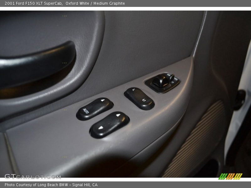 Oxford White / Medium Graphite 2001 Ford F150 XLT SuperCab