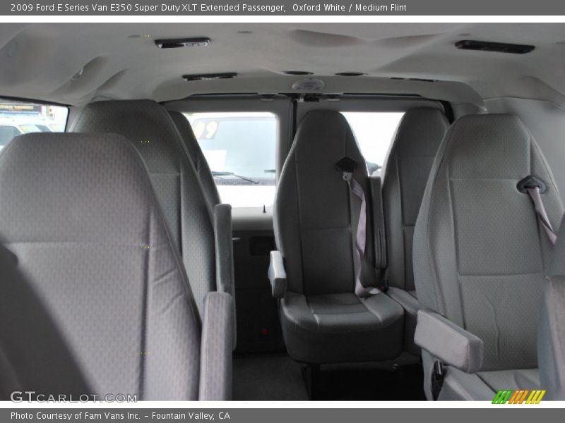 Oxford White / Medium Flint 2009 Ford E Series Van E350 Super Duty XLT Extended Passenger